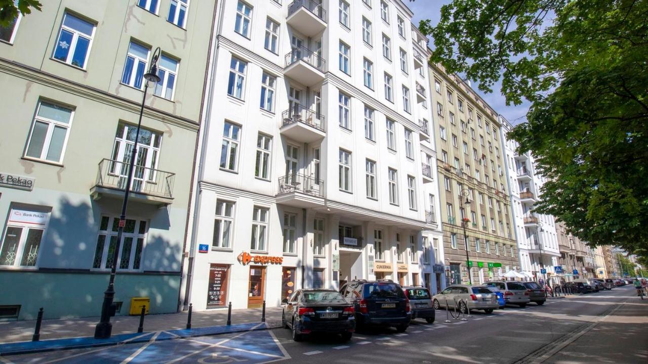 ワルシャワApartament Grey Pearl Downtownアパートメント エクステリア 写真